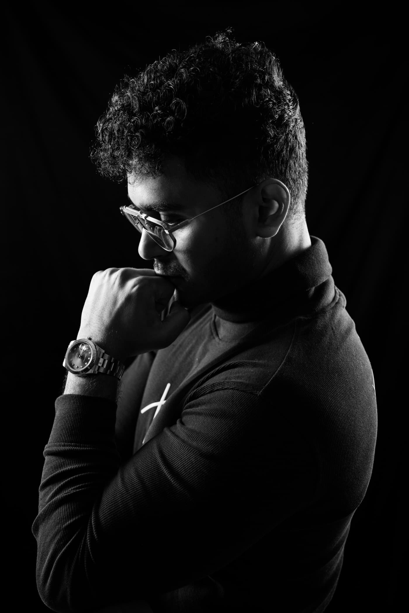 JAXXD contemplative portrait