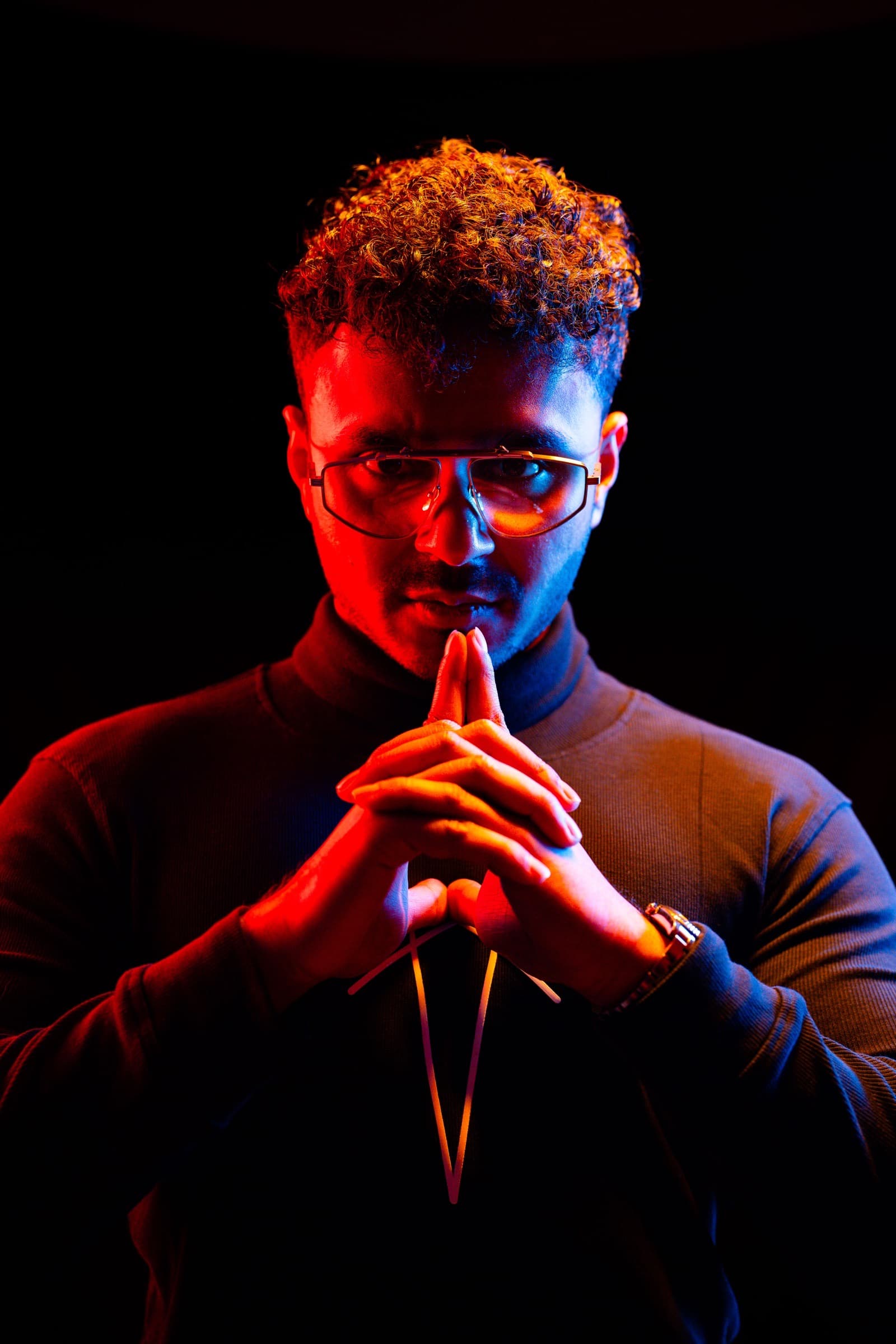 DJ portrait at Galactic Night